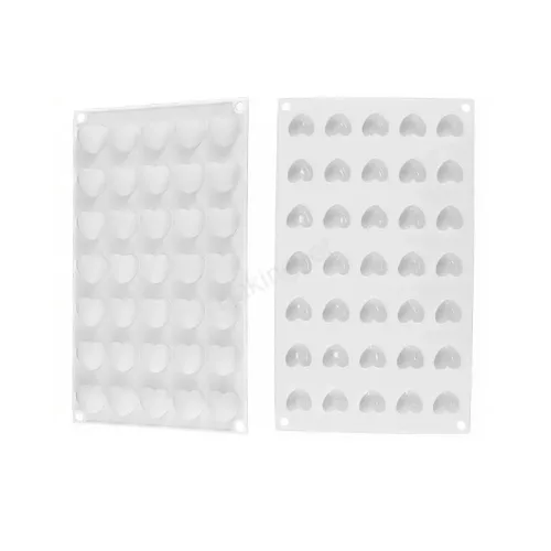 Szilikon forma-35 adagos mini szív