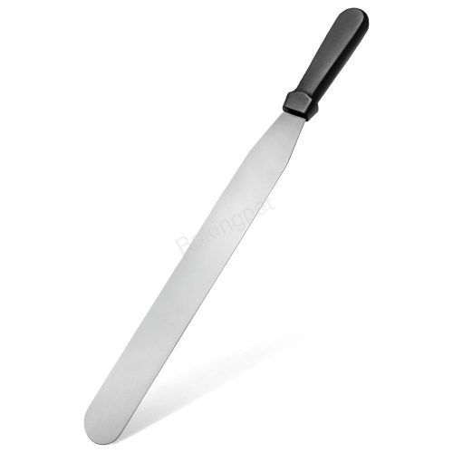 Egyenes fém kenőkés, cukrászkés 41cm