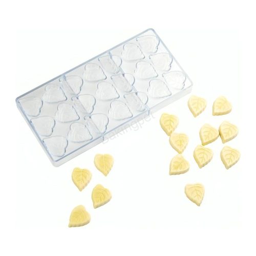 Polikarbonát bonbon forma-levelek