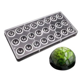 Polikarbonát bonbon forma-gömb alak 24 db