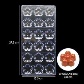 Polikarbonát bonbon forma-Virágok