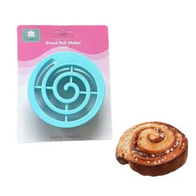 Műanyag tésztavágó csigás zsemléhez