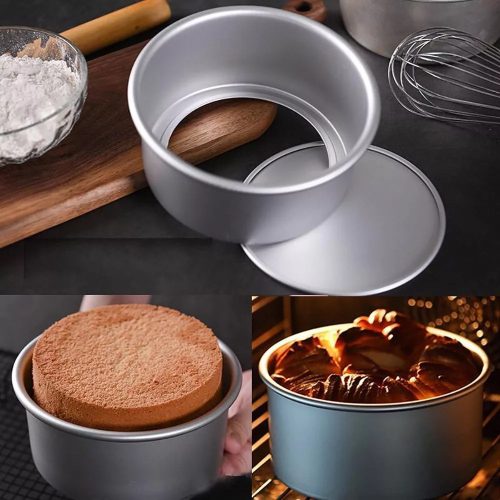 Kör alakú sütőforma, tortaforma-kivehető aljú - 11,5 cm