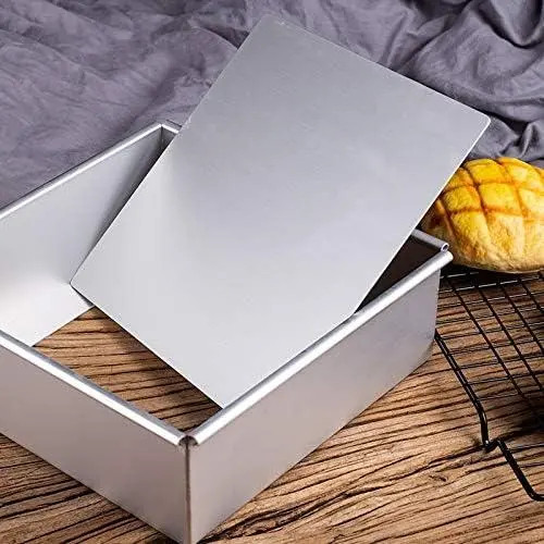 Négyzet alakú tortaforma, sütőforma-kivehető aljú - 17 cm