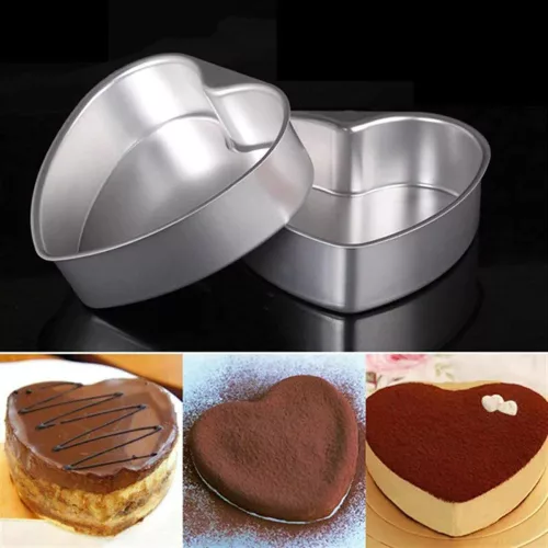 Szív alakú tortaforma-kivehető aljú - 24 cm