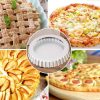 Alumínium kivehető aljú kerek pite forma - 15,5 cm