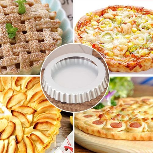 Alumínium kivehető aljú kerek pite forma - 27,5 cm