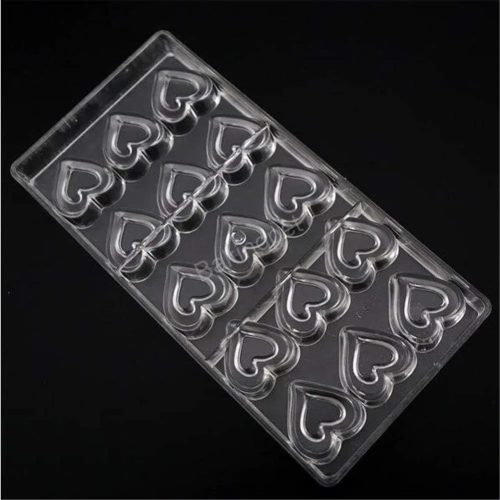 Polikarbonát bonbon forma-Szív