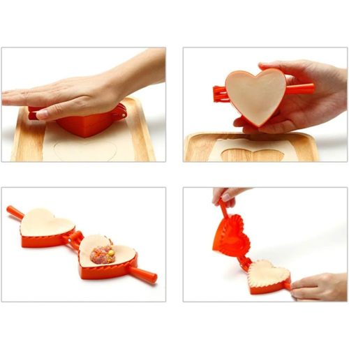 Műanyag Töltött Tészta és Dumpling Készítő – Szív Minta