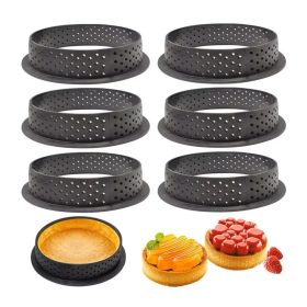 6 darabos tarte forma, desszert gyűrű- kerek