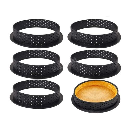 6 darabos tarte forma, desszert gyűrű- kerek
