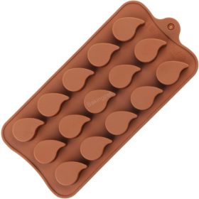 Szilikon bonbon és csokoládé forma-vízcsepp