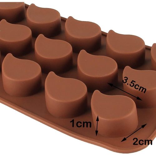 Szilikon bonbon és csokoládé forma-vízcsepp