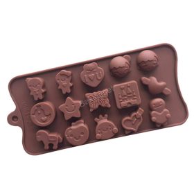 Szilikon bonbon és csokoládé forma-kis figurák