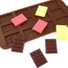 Szilikon bonbon és csokoládé forma-mini csoki tábla