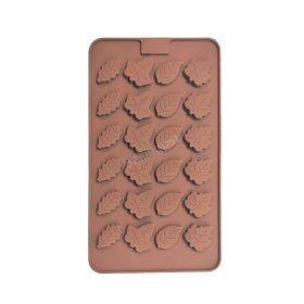 Szilikon bonbon és csokoládé forma-levelek