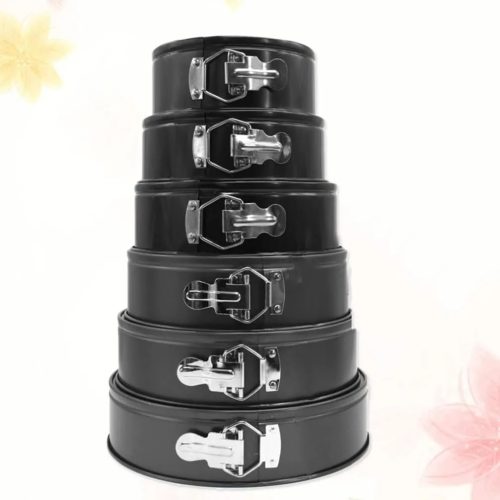 6 részes kapcsos tortaforma szett-Kör több méretben