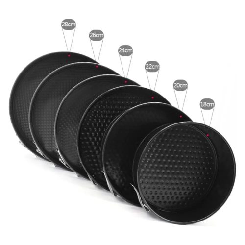 6 részes kapcsos tortaforma szett-Kör több méretben