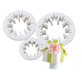 Szegfű fondant kiszúró szett- 3 db