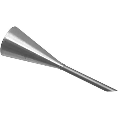 Rozsdamentes fánk töltőtű, töltőhegy cső - 9 cm