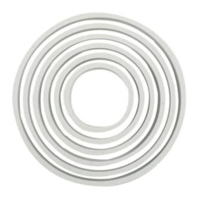 Műanyag sütemény kiszúró-6 darab kör