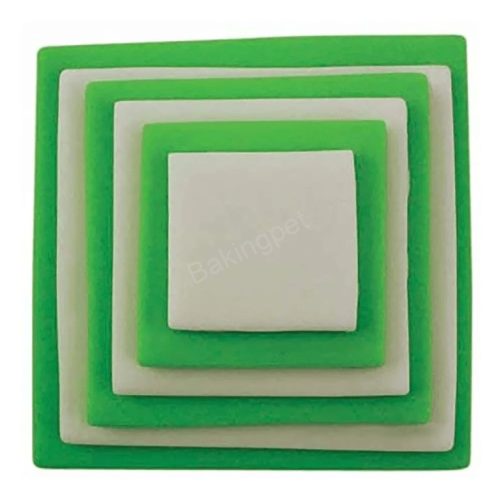 Műanyag sütemény kiszúró-6 darab négyzet