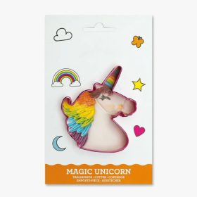 Műanyag sütemény kiszúró-unikornis