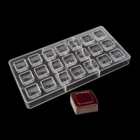 Polikarbonát Bonbon Csokoládé Forma-Négyzetes