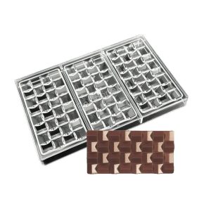 Polikarbonát Táblás Csokoládé Forma 3 részes-Pixie