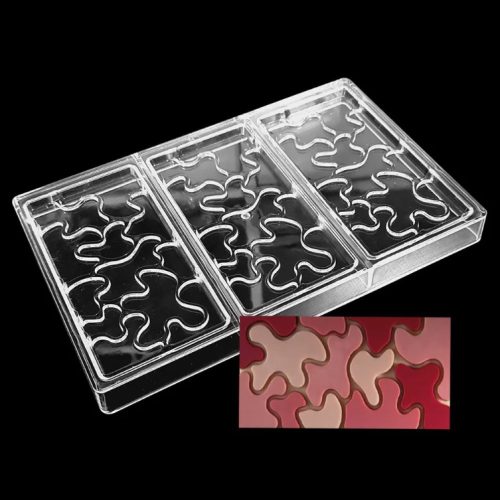 Polikarbonát bonbon forma-Puzzle minták