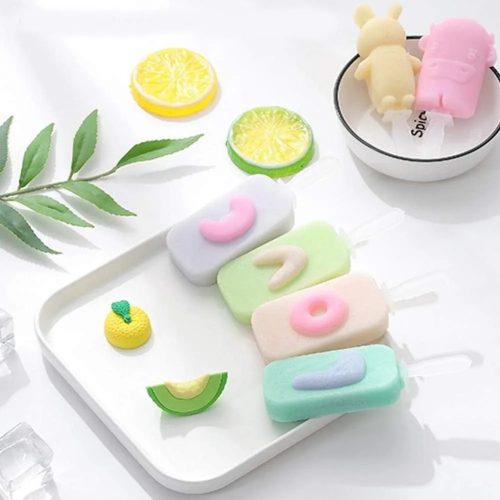 Jégkrém készítő szilikon forma, love minta 12,5x19cm 