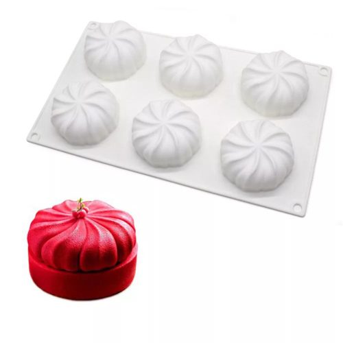 Szilikon forma, mousse forma-6 adag habcsók