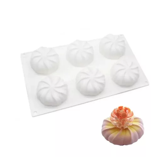 Szilikon forma, mousse forma-6 adag habcsók