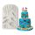 Szilikon fondant és marcipán mintázó-Tengeri élővilág 9x14 cm