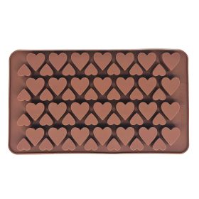 Szilikon bonbon és csokoládé forma-szívecskék