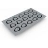 Szilikon forma, mousse forma-15 adag ovális