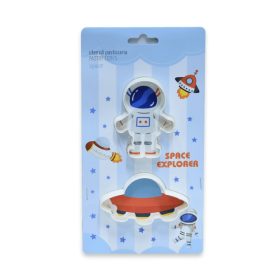 Műanyag sütemény kiszúró-űrhajós és ufo