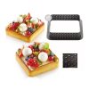 6 darabos tarte forma, desszert gyűrű- négyzet