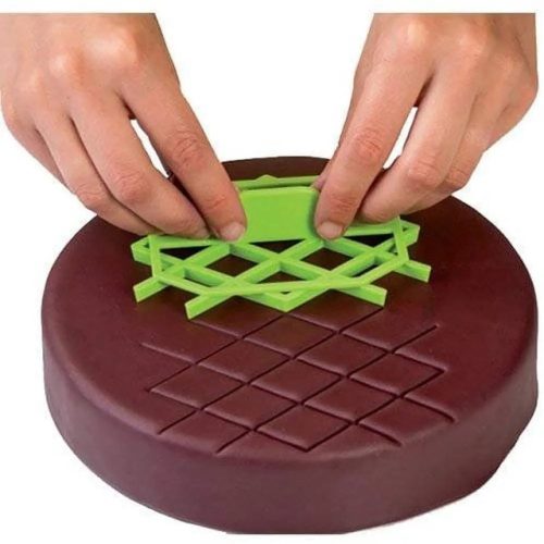 Fondant és marcipán mintázó rács