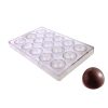 Polikarbonát bonbon forma-gömb alak 15 db