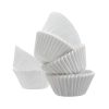 Mini bonbon papír kapszula, fehér-120db-os
