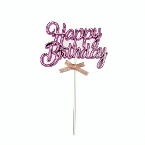 Happy birthday beszúró, Pink