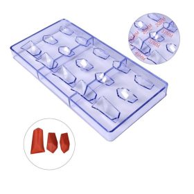 Polikarbonát bonbon forma-Különböző gyémánt minta