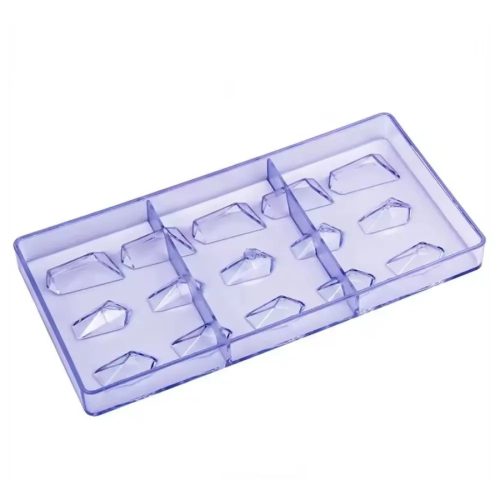 Polikarbonát bonbon forma-Különböző gyémánt minta