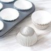 Muffin papír, ezüst szín - 50 db