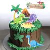 Happy birthday torta beszúró, Dinó park, Jurassic-7 db