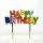 Színes happy birthday beszúró, torta dísz