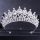 Csepp Kristályokkal Díszített Hercegnő Tiara - Fejdísz és Torta Dekoráció