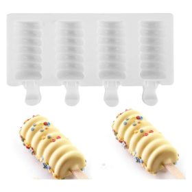 Jégkrém készítő szilikon forma, spirál 13x19cm 