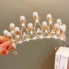 Gyöngyös Tiara Fejdísz – Arany színű
